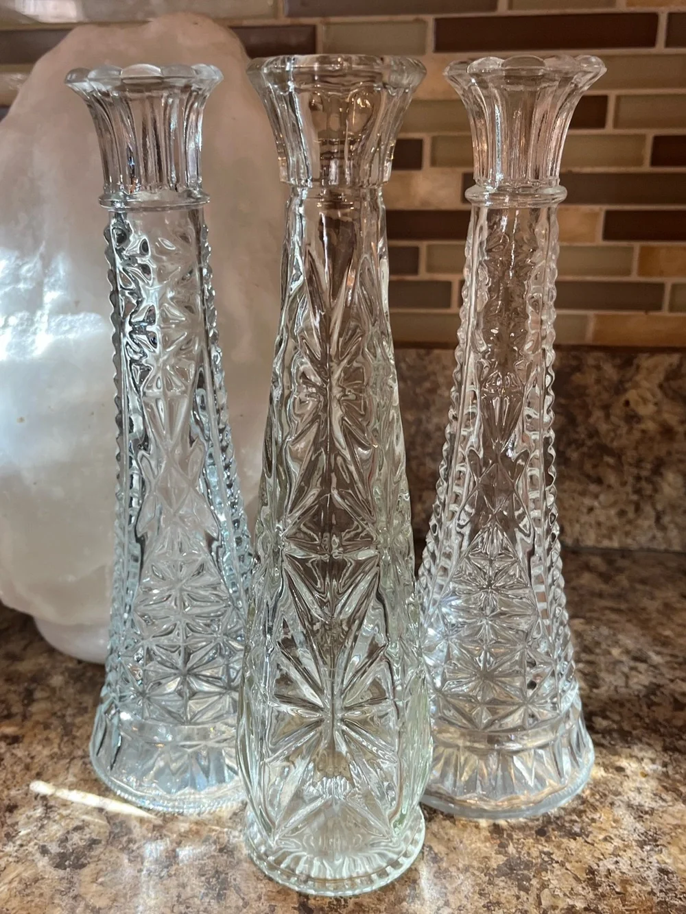 Vintage clear glass